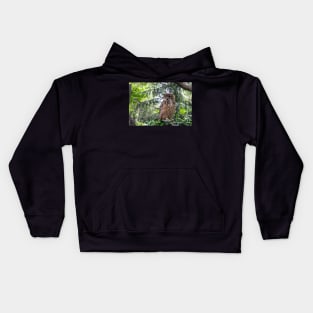 Indian eagle-owl Kids Hoodie